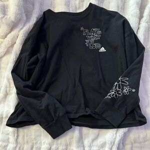 Adidas Black Loose Fit Shirt